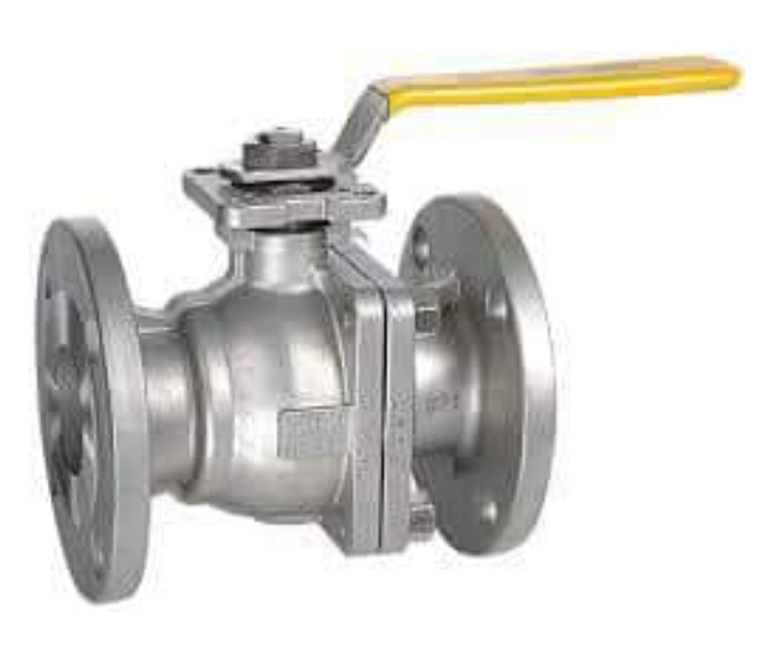 Cast Iron 2 Piece Flanged End Ball Valve